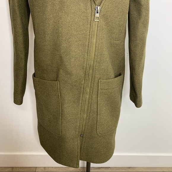 Madewell Eldridge Zip Coat Sherpa Collar Size small - Picture 6 of 16